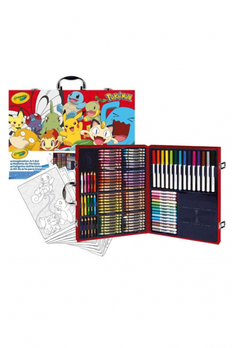 Set Complet pentru Desenat si Pictat Pokemon Crayola, 115 de Elemente [2]