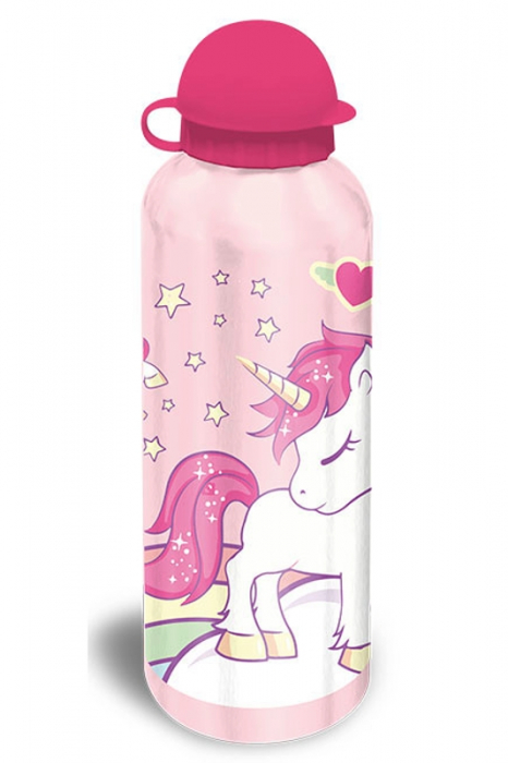 Set cutie sandwich plastic fara BPA si sticla apa din aluminiu Unicorn [2]
