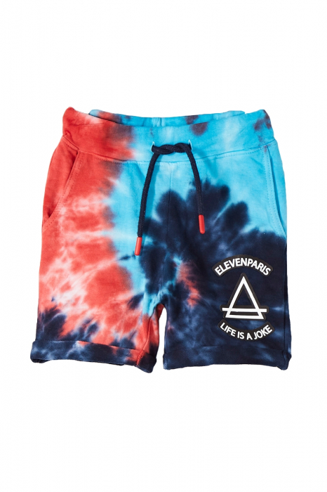 Set de pantaloni scurti si tricou Eleven Paris, Albastru ,Marime 4 ani [2]