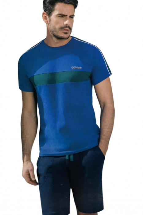 Set de tricou si pantaloni scurti EA2036 regular fit Enrico Coveri [1]