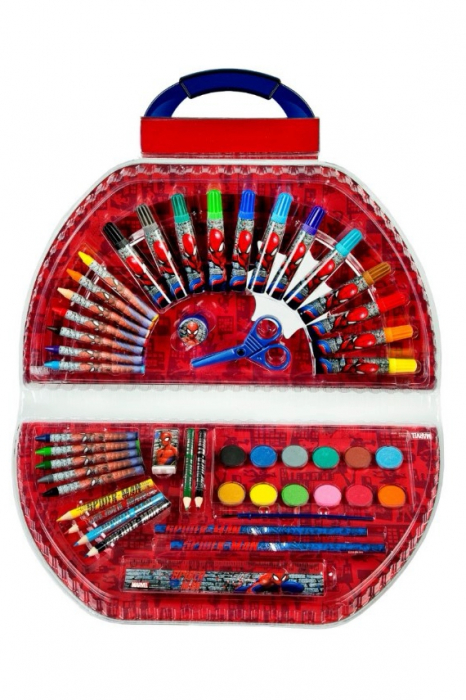 Set pictura si desen Gentuta Spiderman pentru desen cu 50 piese [3]