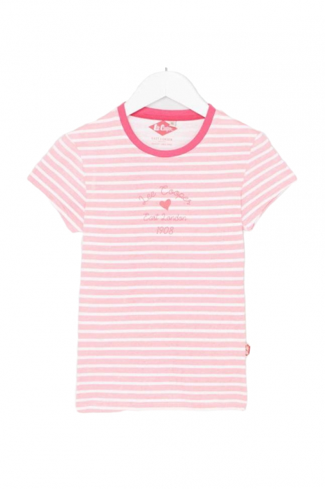 Set salopeta jeans si tricou fete,Lee Cooper [3]