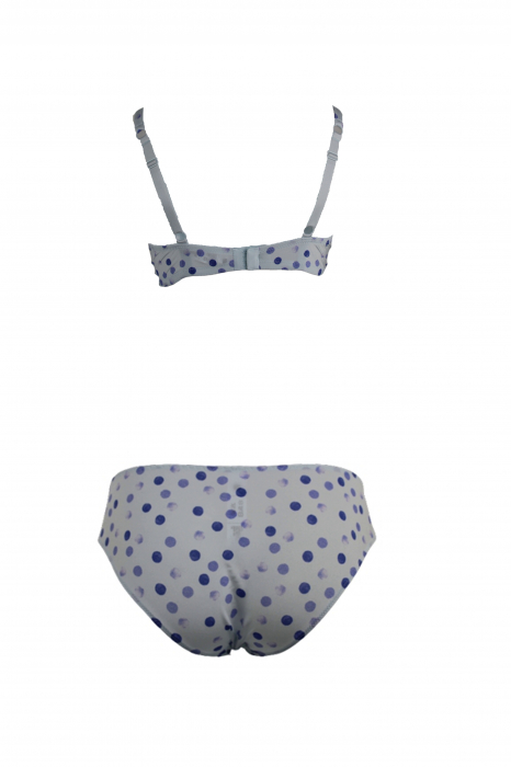 Set sutien si chiloti Big Bubble Curvy Infiore, Albastru deschis, 80C EU [2]