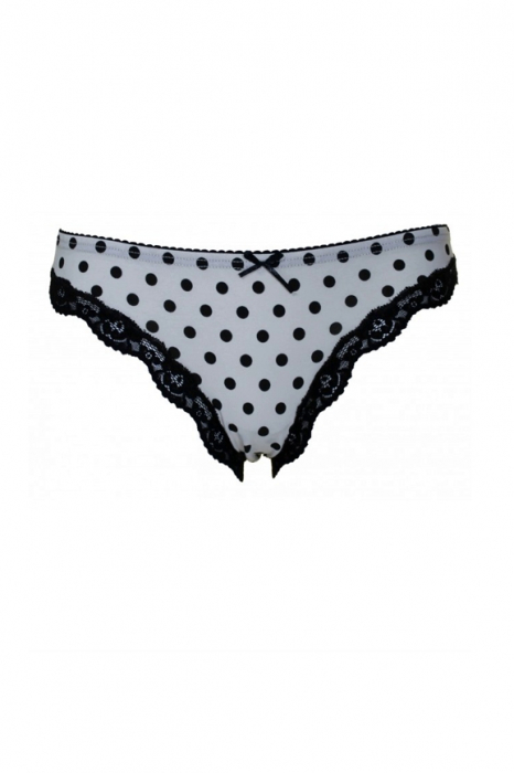 Set sutien si chiloti Jadea complet cu balconet brazilian,Avorio,Marime 80B-M EU [3]