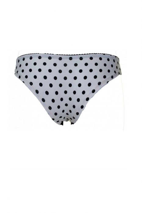Set sutien si chiloti Jadea complet cu balconet brazilian,Avorio,Marime 80B-M EU [2]