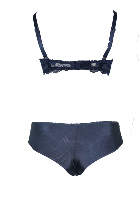 Set sutien si chiloti Sì è Lei, albastru, 75C EU [5]