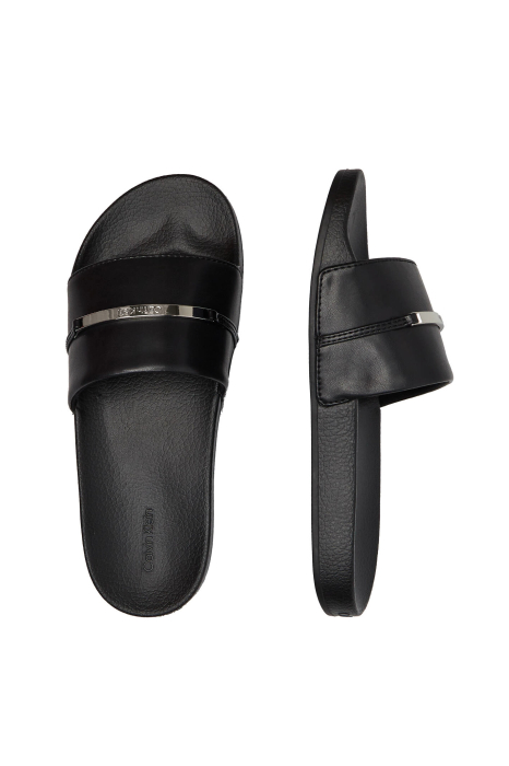 Slapi dama Calvin Klein Pool Slide Metal Bar HW0HW01980 [4]