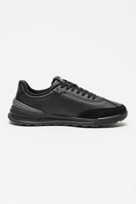 Pantofi sport Tommy Hilfiger Retro Runner FM0FM05721 negri din piele cu talpa chunky [2]