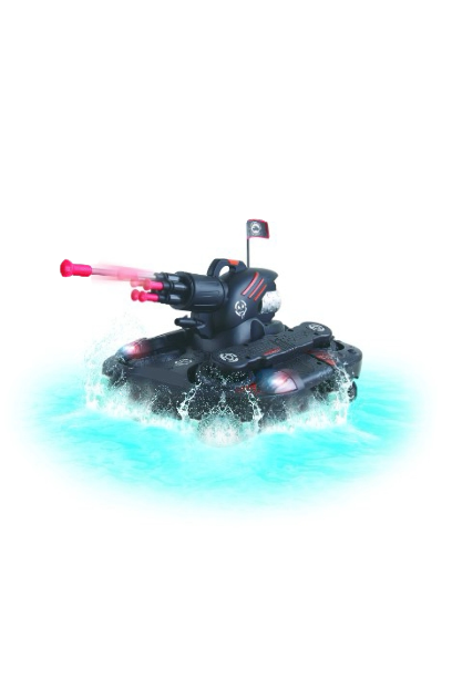 Tanc de lupta pe apa si pe uscat Wonky Cars RC Amphi Battle Tank [3]