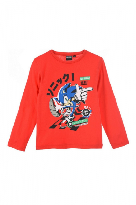 Tricou baieti Sonic cu maneca lunga HW1183 [1]