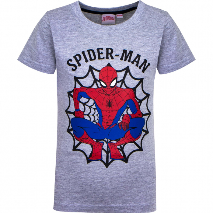 Tricou cu maneca scurta , Spiderman, Gri, 2 ani [1]