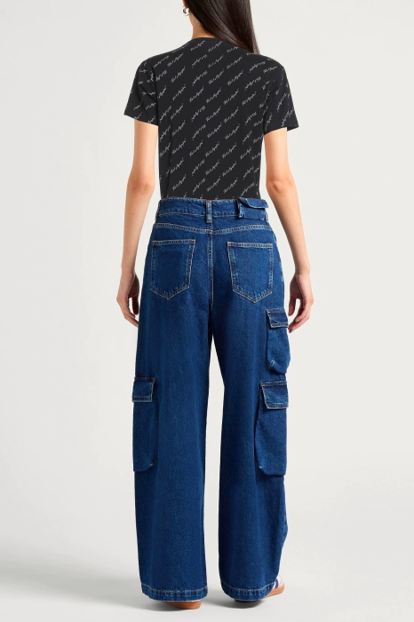 Karl Lagerfeld women's all-over signature print t-shirt [3]