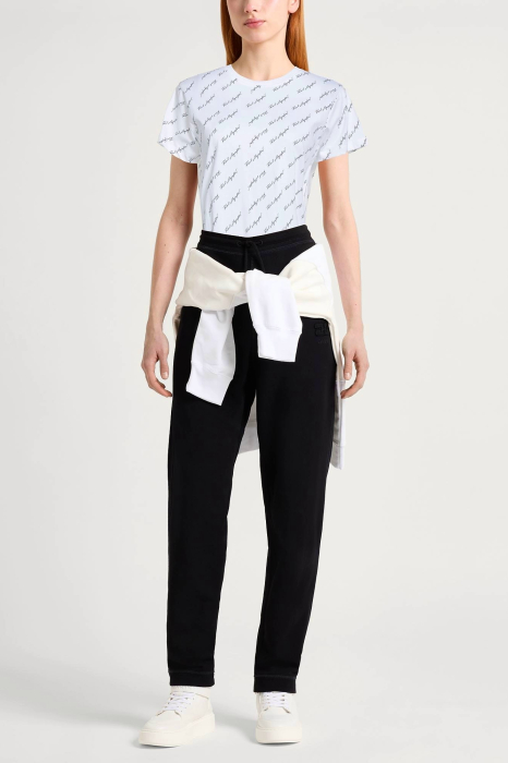 Tricou dama Karl Lagerfeld  all-over print signature [2]