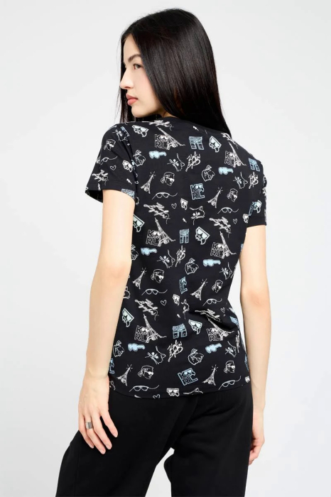 Tricou Dama Karl Lagerfeld Aop Karl Whimsical [2]