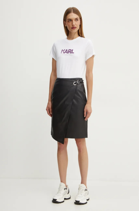 Tricou dama din bumbac Karl Lagerfeld  24WW1703 [3]