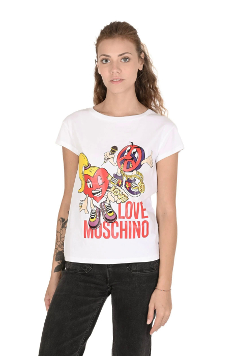 Tricou dama Love Moschino Cartoon Graphic Tee [1]