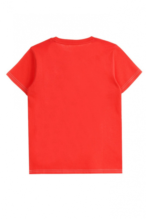 Tricou guess din bumbac cu imprimeu grafic si logo [2]