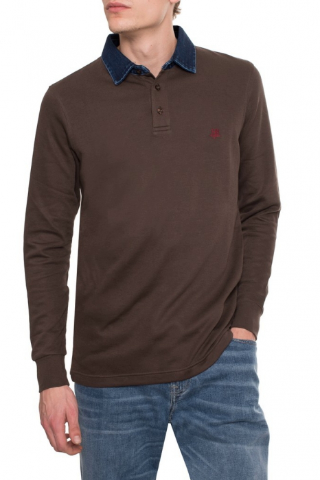 Bluza Polo pentru barbati, maneca lunga Harmont & Blaine [1]
