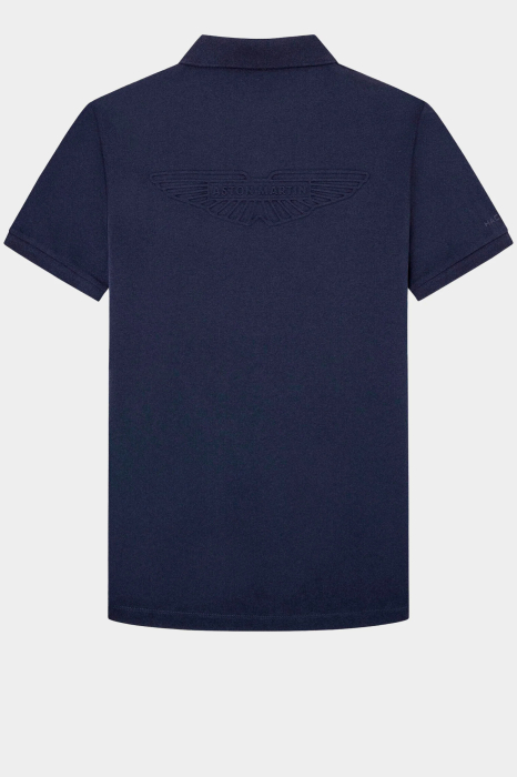Tricou polo Hackett London Am Emboss Bk HM563185 [3]