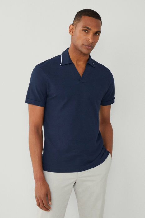 Tricou polo cu bordura Hackett London HM563276 [1]