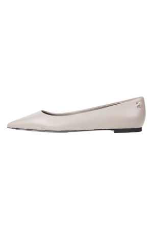 Balerini - Balerini din piele cu varf ascutit Tommy Hilfiger FW0FW07863