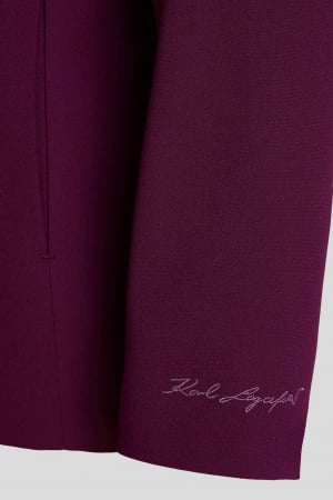 Elegant Karl Lagerfeld Phlox seal button blazer [2]