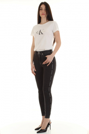 Blugi dama - Blugi Calvin Klein Jeans J20J217874 Czarny Skinny Fit
