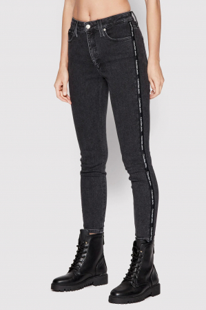 Blugi Calvin Klein Jeans J20J217874 Czarny Skinny Fit [10]