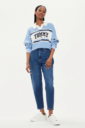 Women's mom fit high waisted jeans Tommy Jeans DW0DW19244 [2]
