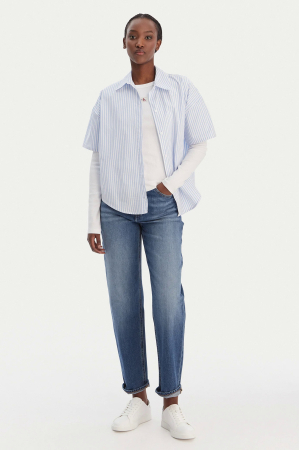 Calvin Klein LV047E907G Light Blue Denim Women’s High-Waisted Jeans [2]