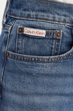 Calvin Klein LV047E907G Light Blue Denim Women’s High-Waisted Jeans [4]