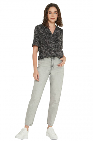 Blugi dama - Blugi Calvin Klein Jeans J20J217828 Mom fit