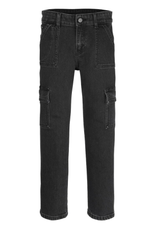 Blugi baieti Calvin Klein IB0IB02520T negri stil cargo cu buzunare [1]