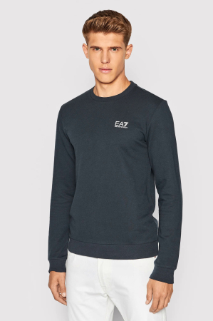 Bluze barbati - Bluza-Barbati-EA7-Emporio-Armani-8NPM52-Crew-Neck-Bumbac