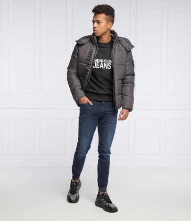 Bluza sport Calvin Klein jeans din amestec de bumbac organic cu logo [2]