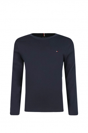 Bluze copii - Bluza copii Tommy Hilfiger Essential Solid Rib