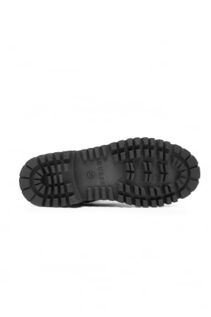 Bocanci  dama Guess de piele cu logo metalic [6]
