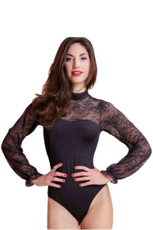 Maiouri si Body-uri - Body dama cu maneca lunga Love and Bra 39359