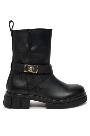 INCALTAMINTE - Botine Dama Tommy Hilfiger FW0FW08313 din Piele