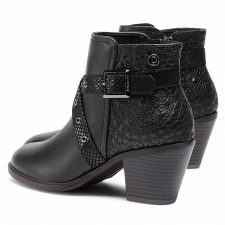 Botine Desigual de piele ecologica cu toc inalt [6]