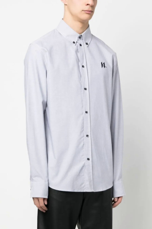 Camasi barbati - Camasa cu maneca lunga Karl Lagerfeld Monogram Oxford
