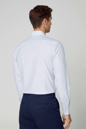 Hackett London Mini Squares Long Sleeve Shirt HM309653 [1]