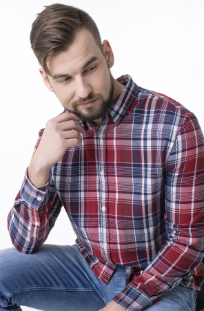 Camasa Guess din bumbac cu guler button-down regular fit [2]