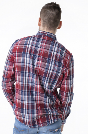 Camasa Guess din bumbac cu guler button-down regular fit [1]