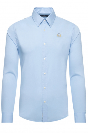 Camasa La Martina Slim fit cu logo brodat CCMC02 [4]