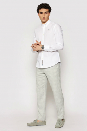 Camasa La Martina Slim fit cu logo brodat CCMC02 [2]