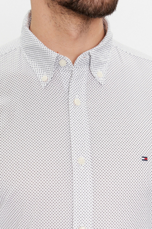 Camasa Tommy Hilfiger Flex Fitted cu imprimeu micro [3]