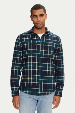 NOUTATI - Tommy Jeans Relaxed Flannel Check Shirt DM0DM19651