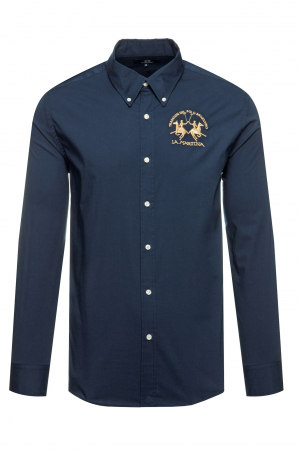 Camasa La Martina regular fit cu logo brodat CCMC01 [4]