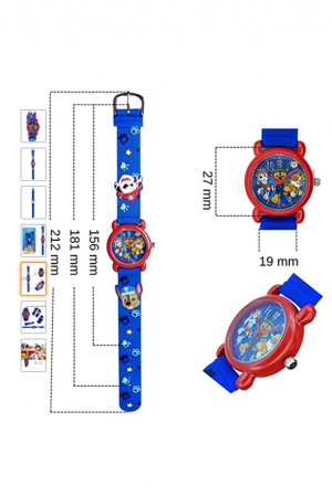 Ceas de mana copii Paw Patrol (patrula catelusilor) Disney,Albastru [4]